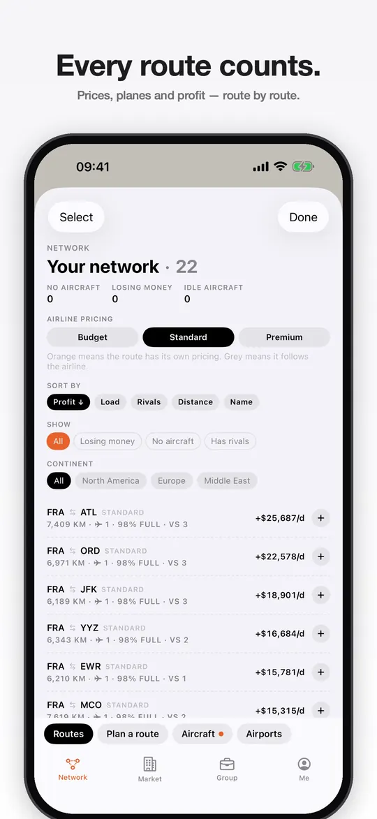 Sky Routes: every route counts