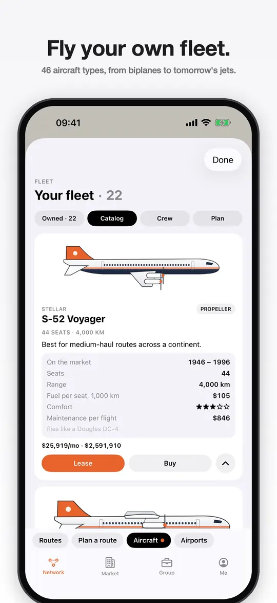 Sky Routes: fly your own fleet